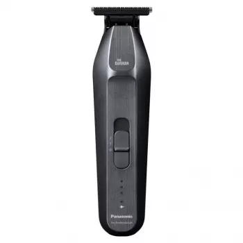Panasonic Barikan ER-XT70-N801 cortapelos profesional plateado con motor lineal, 39 longitudes de corte, inalámbrico y con cable