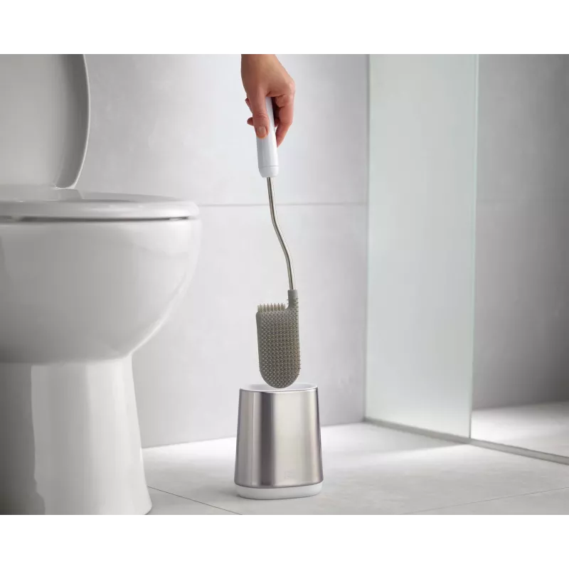 Joseph Joseph Flex Lite cepillo de inodoro acero