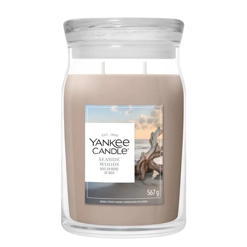 Yankee Candle Signature Seaside Woods Vela aromática en tarro grande 567 g