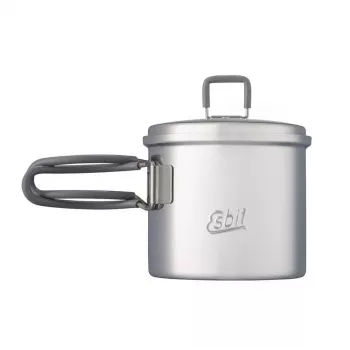 ESBIT PT625ST Menaje de cocina de camping olla 0,625 L acero inoxidable
