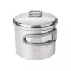 ESBIT PT625ST Menaje de cocina de camping olla 0,625 L acero inoxidable