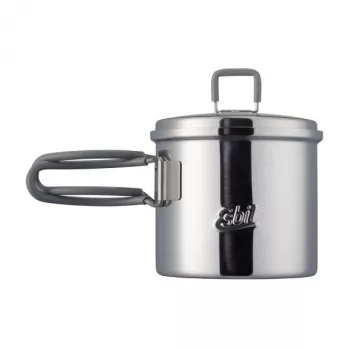 ESBIT PT625ST Menaje de cocina de camping olla 0,625 L acero inoxidable