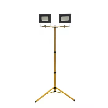 Foco LED para trípode 2x50W 8500lm IP65 blanco frío