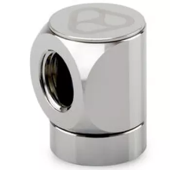 Thermal Grizzly DeltaMate Rotary Adaptador de 90° G1/4 pulgadas a G1/4 pulgadas, Níquel brillante