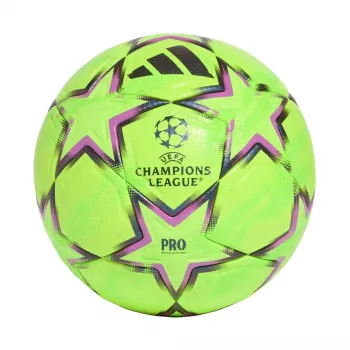 Balón de fútbol adidas UCL Pro Winter 26/27 League Stage talla 5 verde/negro/rosa KE9769