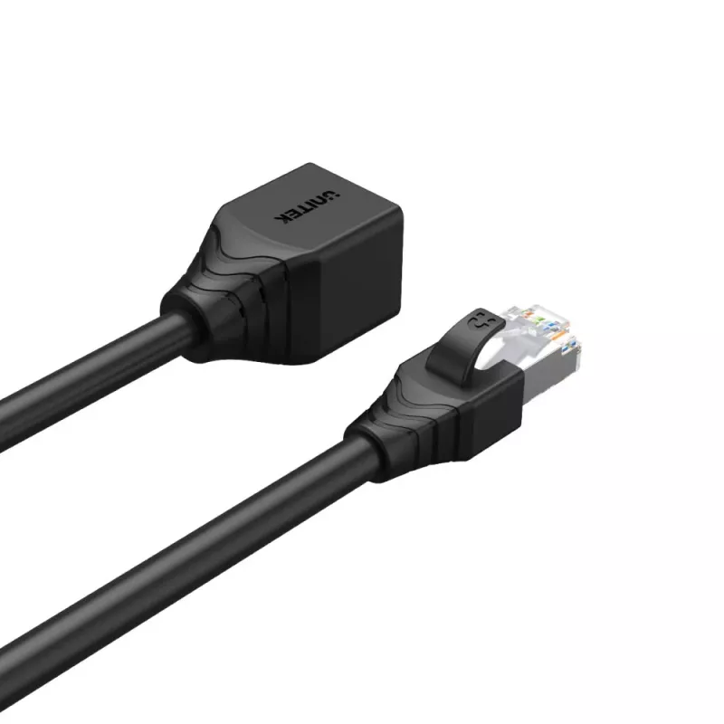 Cable alargador RJ45 UNITEK Cat.6 STP (8P8C) conector macho a conector hembra, 2m, negro