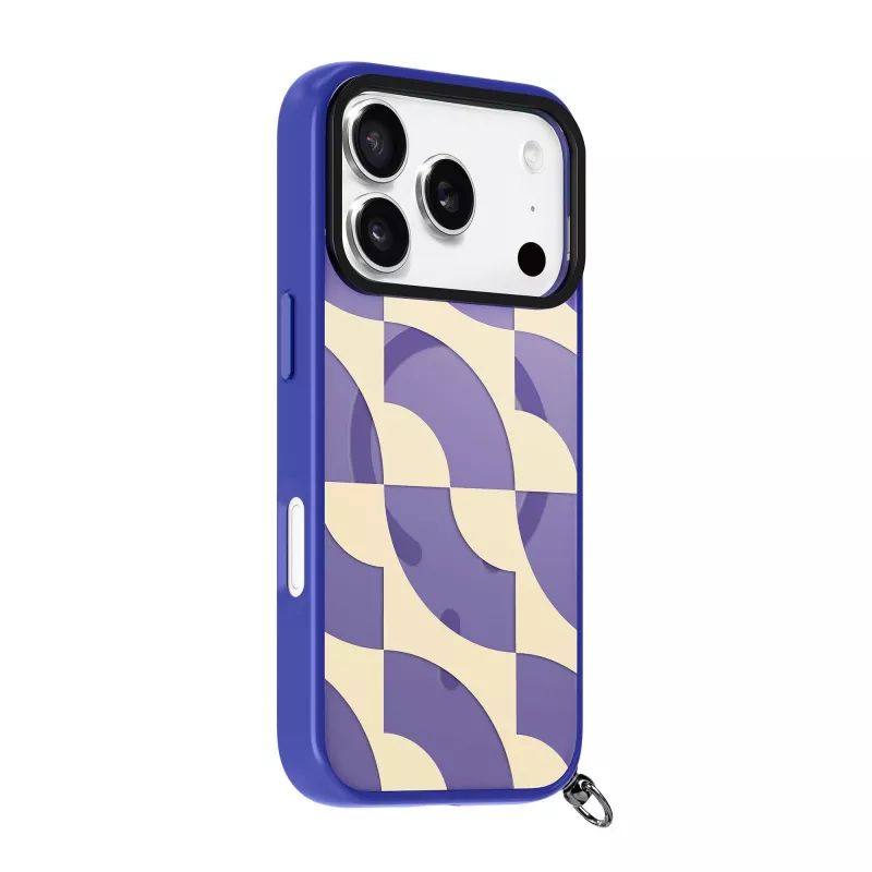LAUT Keyko Pop funda para iPhone 17 Pro Max, Indigo Tide