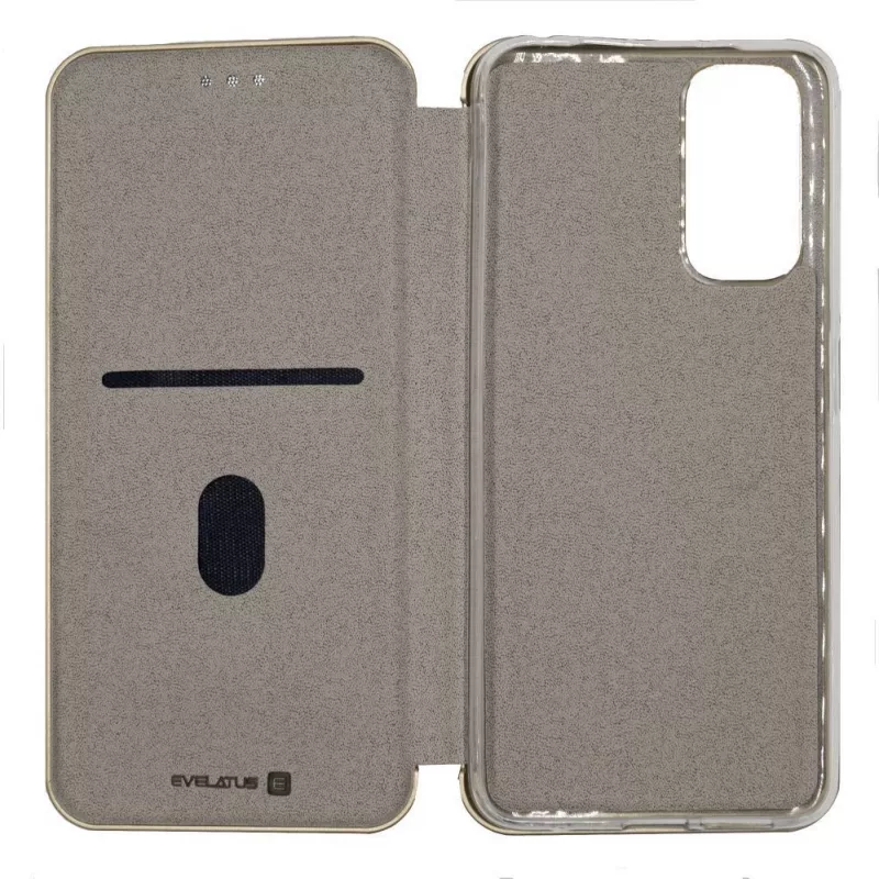 Evelatus funda tipo libro para Samsung Galaxy A53 5G dorada