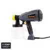 Pistola eléctrica para pintar JS-HH15A 400W pistola HVLP con depósito de 800ml, 3 patrones de pulverización, 2 boquillas