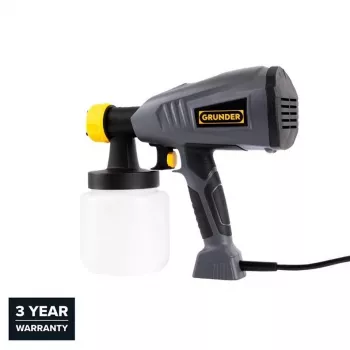Pistola eléctrica para pintar JS-HH15A 400W pistola HVLP con depósito de 800ml, 3 patrones de pulverización, 2 boquillas