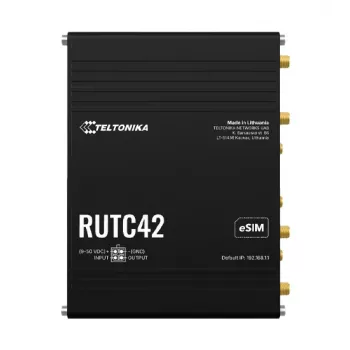 Teltonika Networks RUTC42 (UK) router industrial 4G/Wi-Fi 6 de doble banda