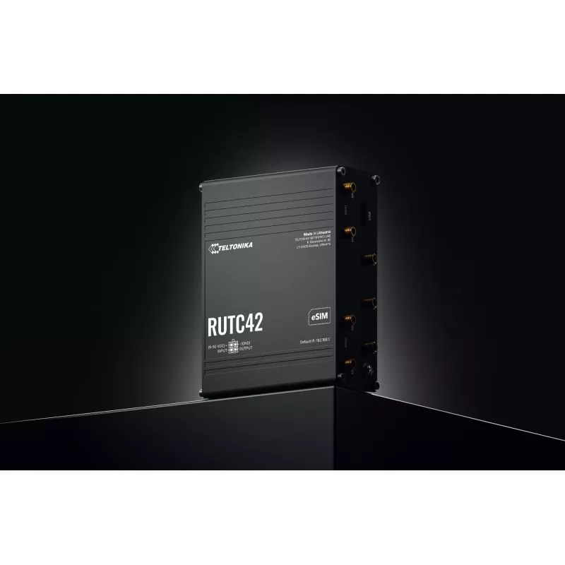 Teltonika Networks RUTC42 (UK) router industrial 4G/Wi-Fi 6 de doble banda