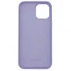 Evelatus Funda de silicona Premium Soft Touch para Apple iPhone 12 Pro Max Lila pálido