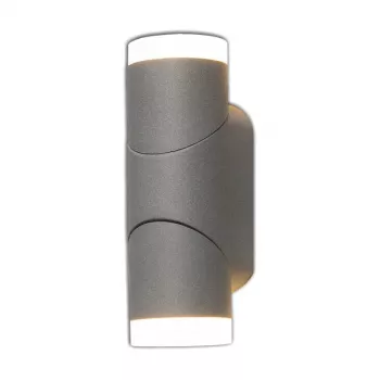 Sano aplique LED con sensor, 2x6W, IP65