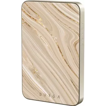 BURGA Batería externa magnética 5000 mAh Full Glam Gold