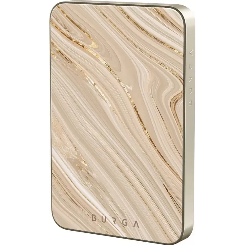BURGA Batería externa magnética 5000 mAh Full Glam Gold