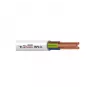 BVV-LL Cable eléctrico de PVC aislado blanco 2x1 mm², rollo de 50 m