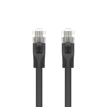 UNITEK Cable plano Cat.6 UTP 10m Negro RJ45 Snagless Gigabit Ethernet