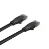 UNITEK Cable plano Cat.6 UTP 10m Negro RJ45 Snagless Gigabit Ethernet