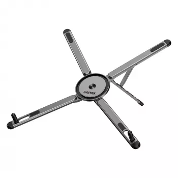 UNITEK Mag-Fold soporte magnético plegable para teléfono, tablet y portátil con función de trípode, Space Grey