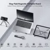 UNITEK Mag-Fold soporte magnético plegable para teléfono, tablet y portátil con función de trípode, Space Grey