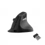 Keychron M5-A29 Ratón gaming inalámbrico ergonómico vertical PixArt 3311 1K negro