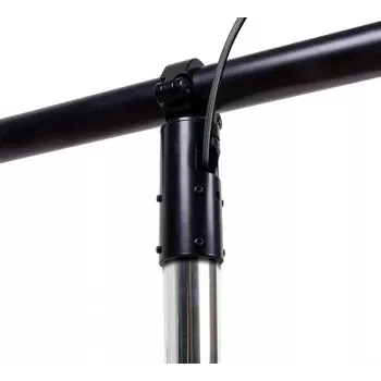 B-TECH AV SYSTEM 2 - Soporte de fijación a barra para barras de Ø50mm (negro)