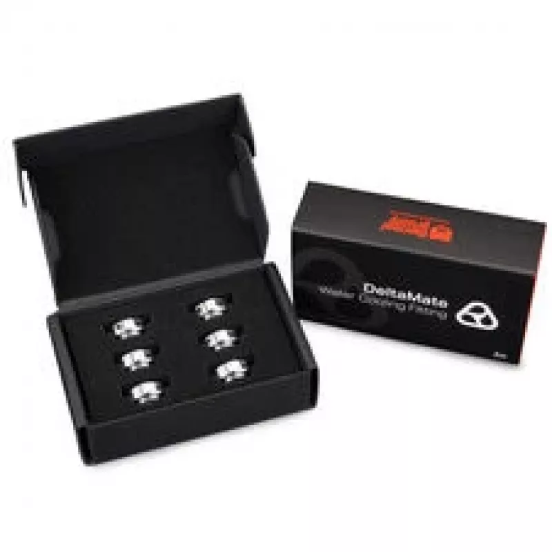 Thermal Grizzly DeltaMate Plug tapones de cierre, latón - níquel brillante, pack de 6