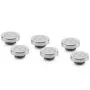 Thermal Grizzly DeltaMate Plug tapones de cierre, latón - níquel brillante, pack de 6