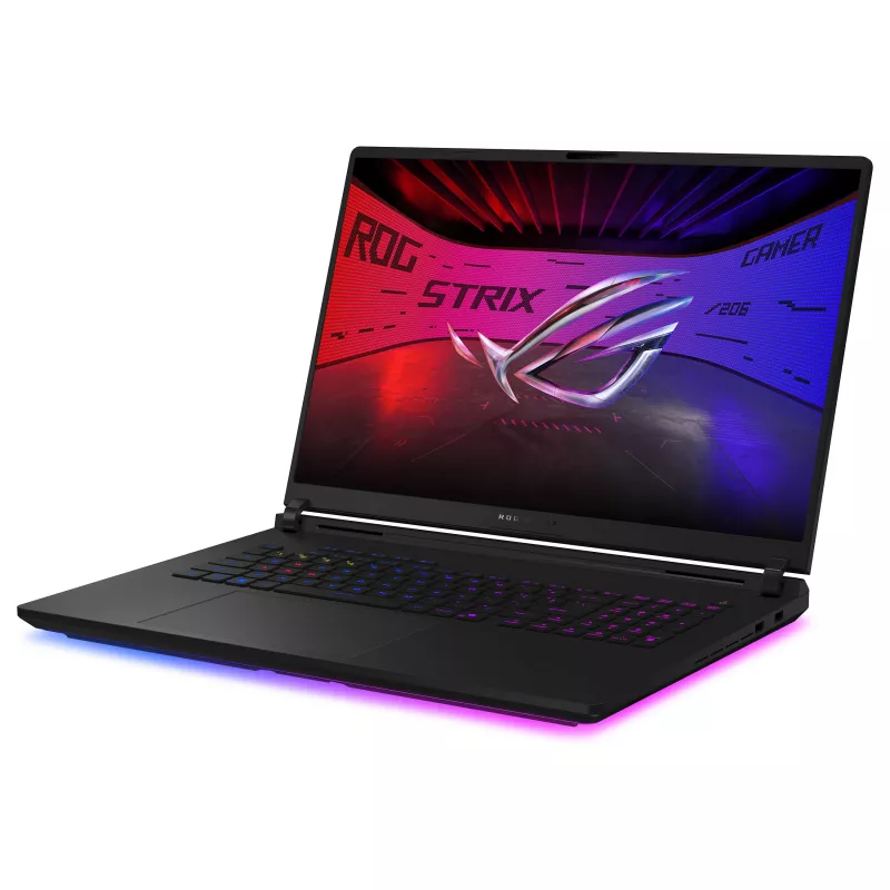ASUS ROG Strix Scar 18 G835LXG-TQ328W portátil gaming, 18 inch 4K UHD 300Hz, Intel Core Ultra 9, RTX 5090, 128GB RAM, 8TB SSD, Win11 Home, teclado alemán
