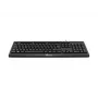 MediaRange MROS109-GR teclado USB con cable, distribución QWERTY griego, negro, 105 teclas, membrana, cable de 1,5 m