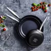 GreenPan Barcelona set de sartenes 3 piezas 20/24/28 cm negro cerámica antiadherente