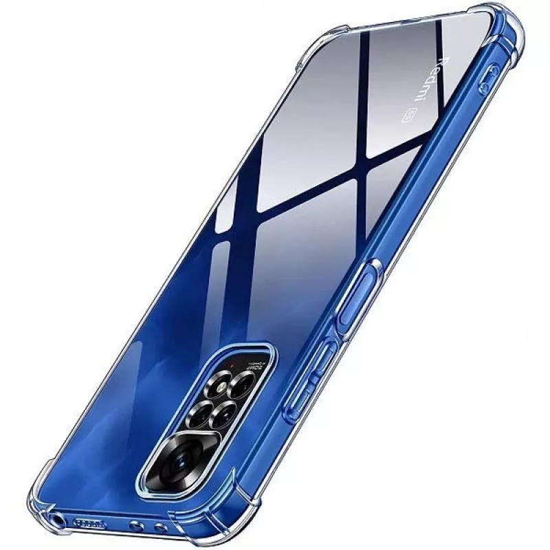Evelatus Xiaomi Redmi Note 11/11S funda de silicona TPU a prueba de golpes militar transparente