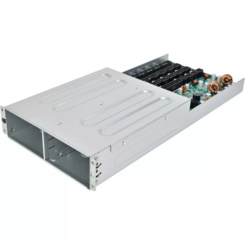 SilverStone SST-CPB01 placa de distribución de energía CRPS redundante 1U 1+1 con jaula, hasta 2400 W