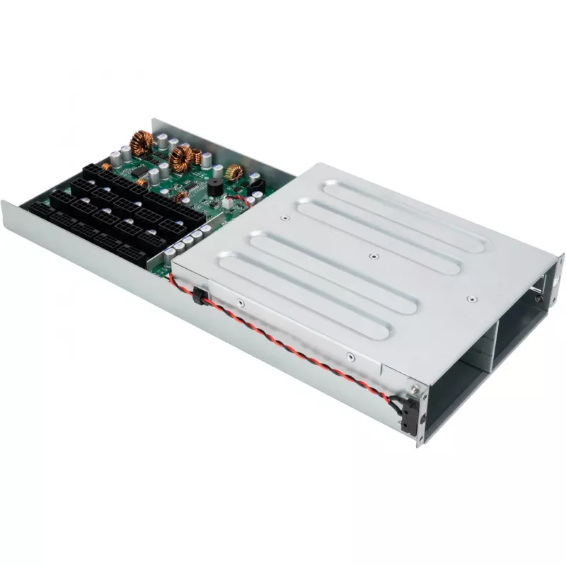 SilverStone SST-CPB01 placa de distribución de energía CRPS redundante 1U 1+1 con jaula, hasta 2400 W