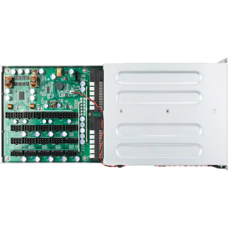 SilverStone SST-CPB01 placa de distribución de energía CRPS redundante 1U 1+1 con jaula, hasta 2400 W