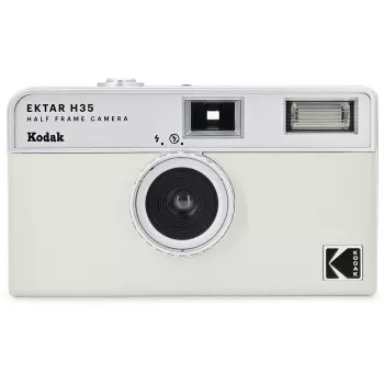 Kodak Ektar H35 cámara de película de 35mm medio formato - blanco/gris