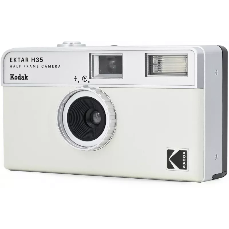 Kodak Ektar H35 cámara de película de 35mm medio formato - blanco/gris
