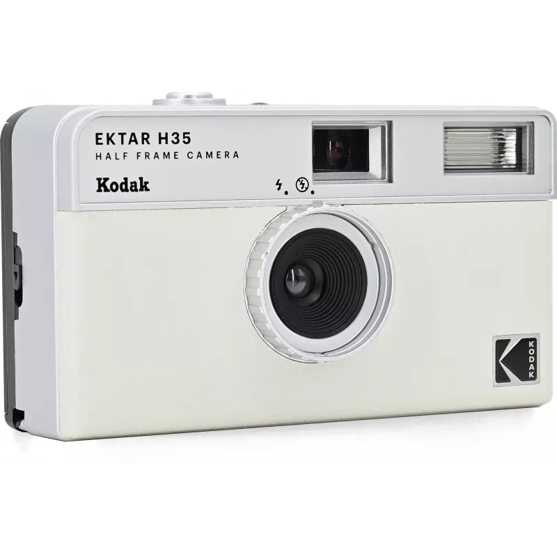Kodak Ektar H35 cámara de película de 35mm medio formato - blanco/gris
