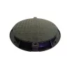 Tapa de jardín para aguas residuales 780PE-B A15 negro tapa de arqueta HDPE