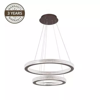Lámpara colgante Rich 19111-M 63W LED cromo
