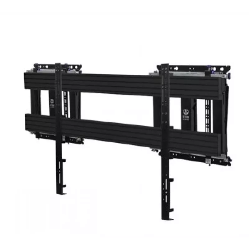 Soporte de pared B-TECH AV BT9921/B Soft-Open Full Service para pantallas XXL - Negro