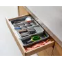 Organizador de cubiertos extensible Joseph Joseph DrawerStore, Gris