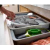Organizador de cubiertos extensible Joseph Joseph DrawerStore, Gris