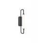 Lámpara de pared 10W LED 600lm Blanco neutro IP44 Gris