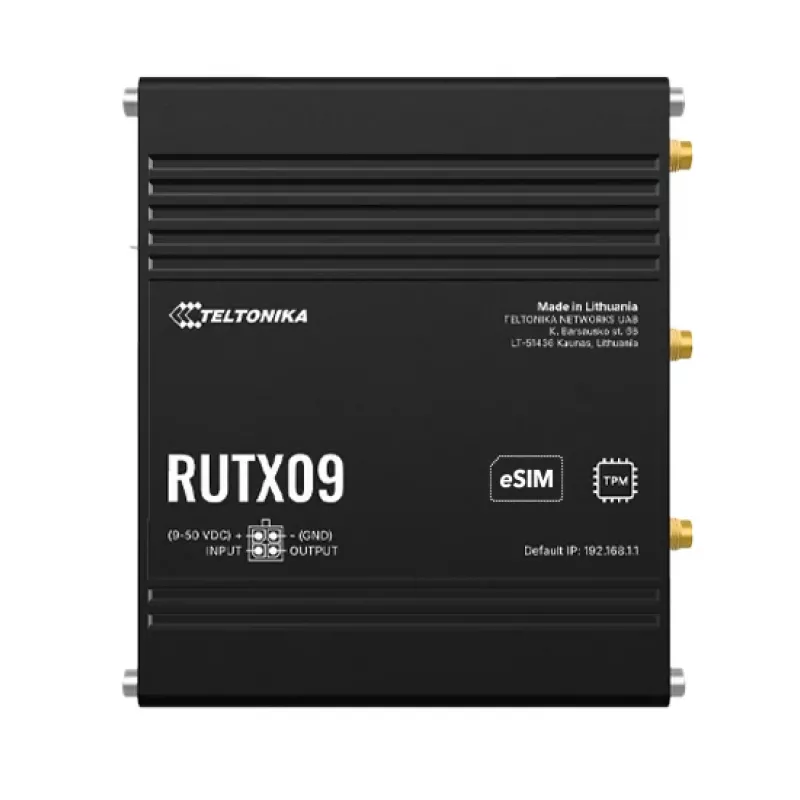 Teltonika Networks RUTX09 (UK) Router robusto LTE Cat 6