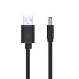 UNITEK Cable de alimentación USB a DC 3,5x1,35mm 5V 2A 1,5m Negro