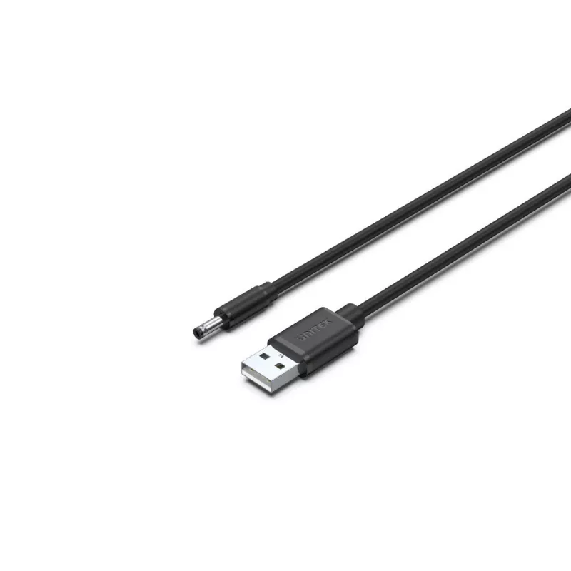 UNITEK Cable de alimentación USB a DC 3,5x1,35mm 5V 2A 1,5m Negro