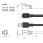 UNITEK Cable de red Cat.7 S/FTP 2,0 m, 10 Gbit/s, 600 MHz, conectores RJ45 dorados, Negro