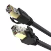 UNITEK Cable de red Cat.7 S/FTP 2,0 m, 10 Gbit/s, 600 MHz, conectores RJ45 dorados, Negro